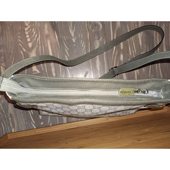 Vintage Gucci Plus Coated Canvas Brown Beige Bag, Certificate of Authenticity - Picture 11 of 15